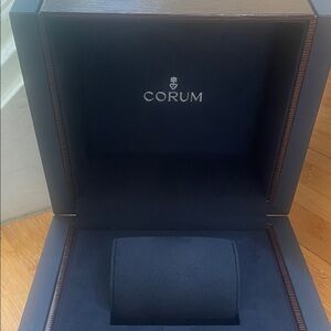 Corum blue and brownWatch Box